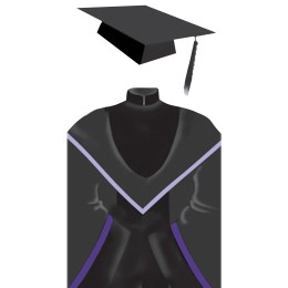 Personal design, Graduate gown for master of science, robe, tassel black hat, Graduate gown manufacturer  The Chinese University of Hong Kong (CUHK)  DA282 Personal design, Graduate gown for master of science, robe, tassel black hat, Graduate gown manufacturer  The Chinese University of Hong Kong (CUHK)  DA282